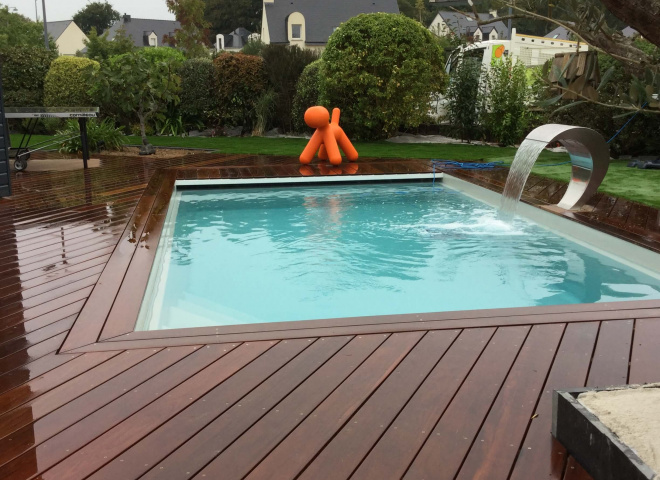 Aménagement d'une Terrasse autour d'une piscine