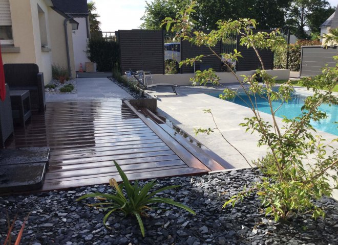 Aménagement intégral d'un jardin avec piscine 